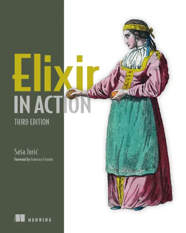 Elixir in Action book cover