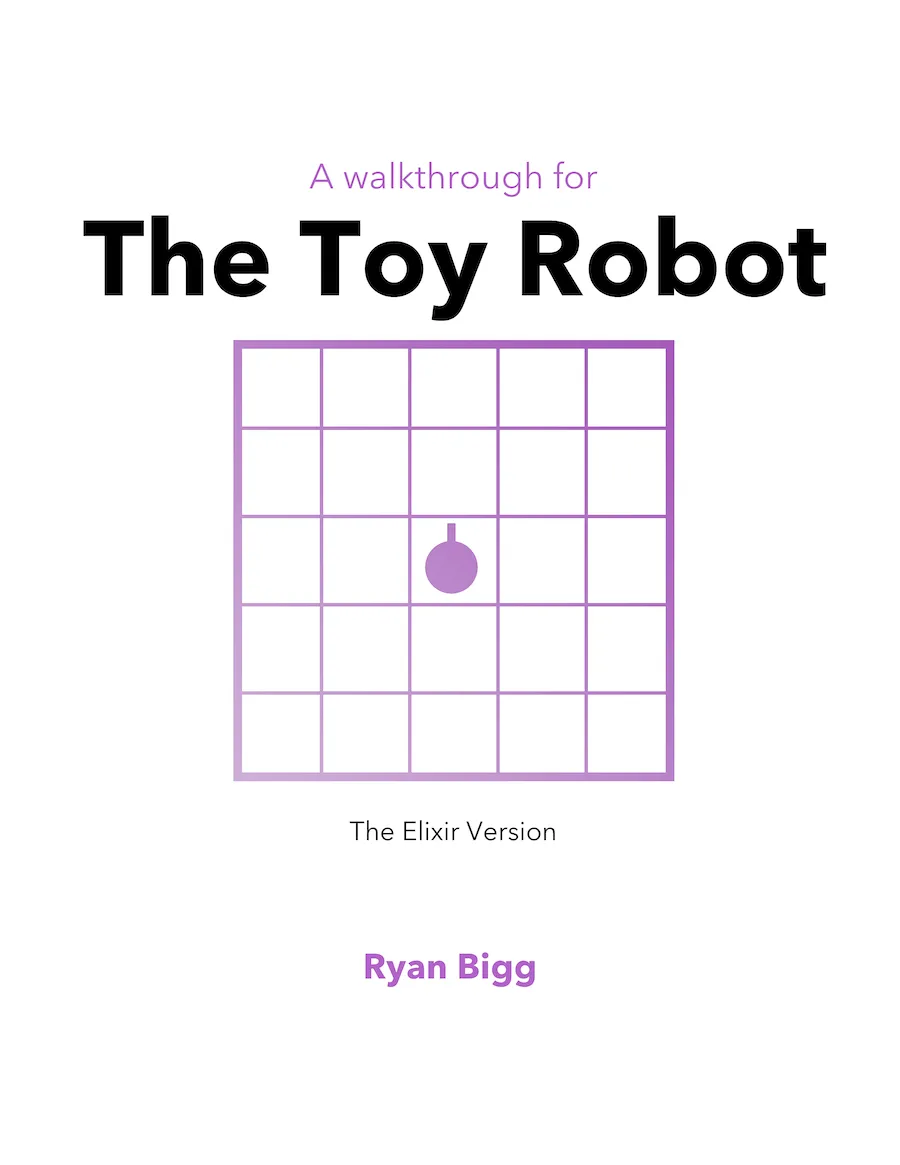 The Toy Robot Walkthrough cover